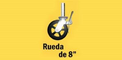 GRUPO ANDAMIOS SJT - RUEDA DE 8"