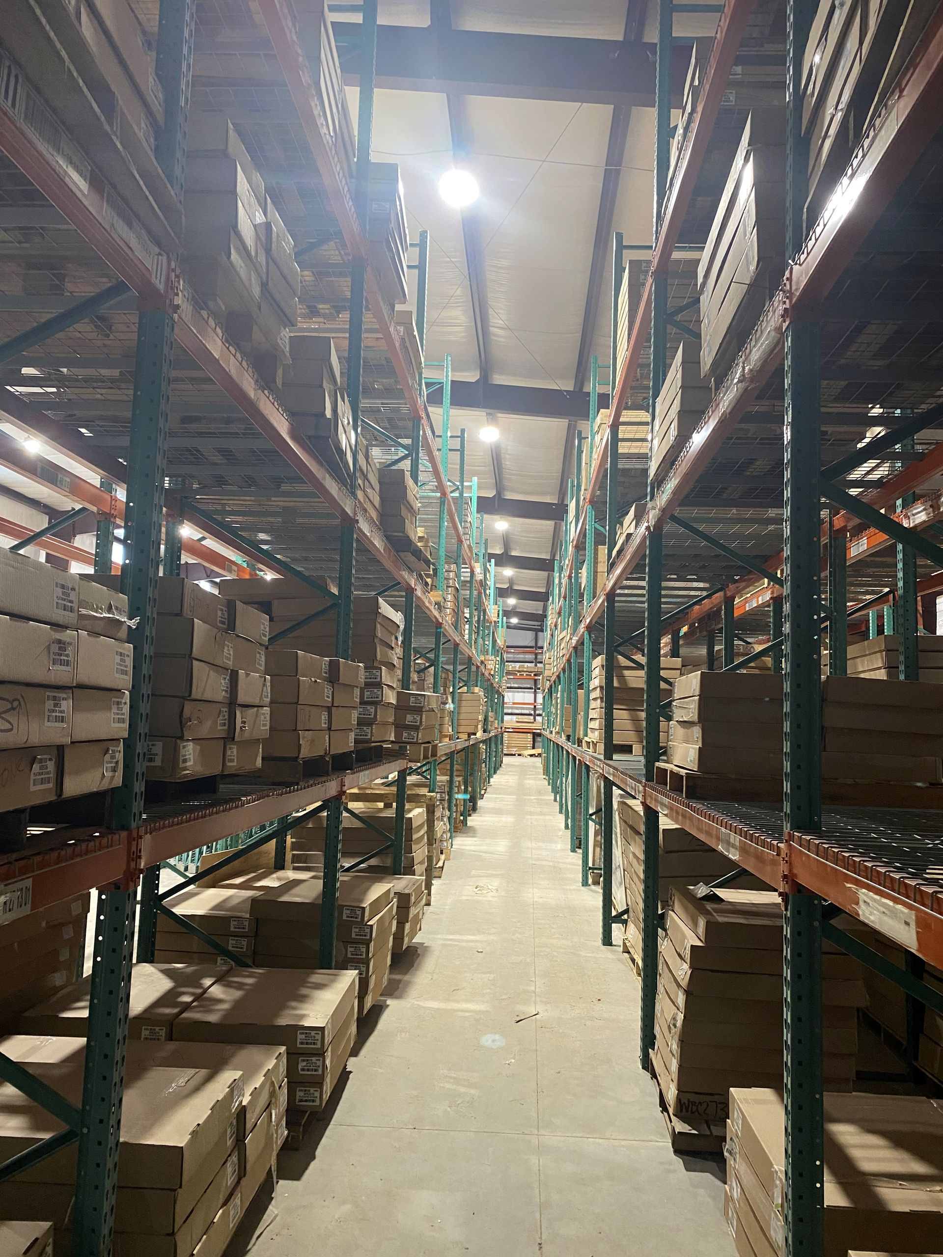 Warehouse Aisle - Picayune, MS - Cabinets By The Stone Shop