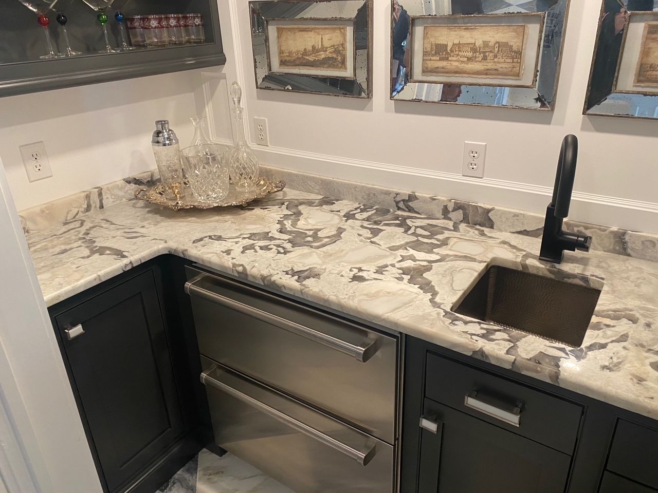 Sink With Nice Countertop - Picayune, MS - Cabinets By The Stone Shop