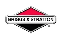 Briggs & Stratton logo in black and white with red accents