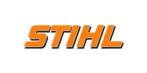Orange STIHL logo on a white background