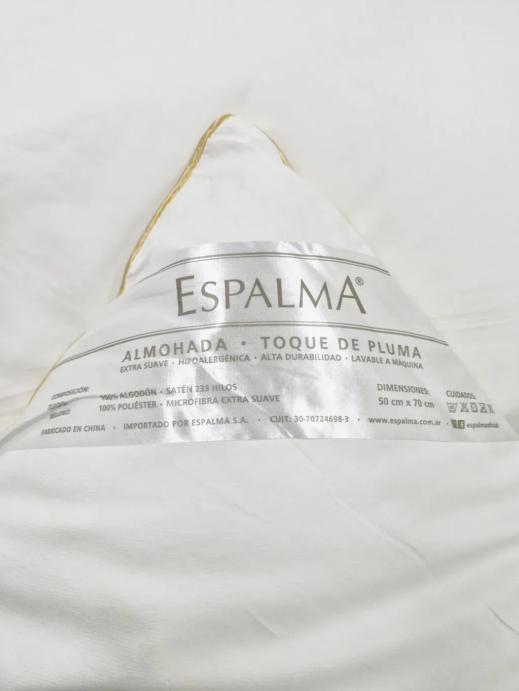 Almohada Espalma Toque de Pluma
