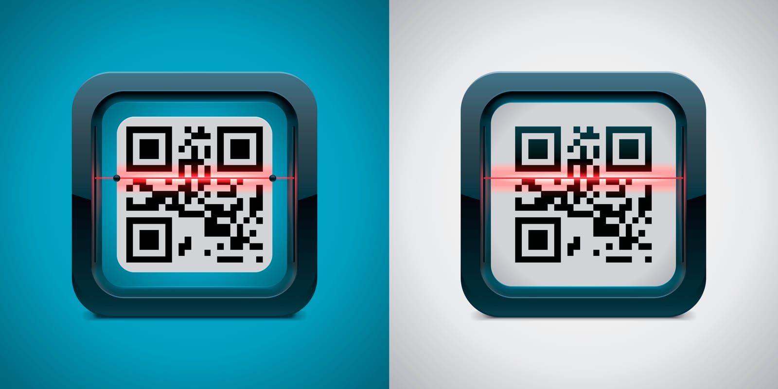 Square icon representing QR code scanner