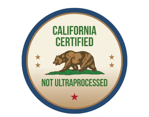 california bear with certificate seal for UPF