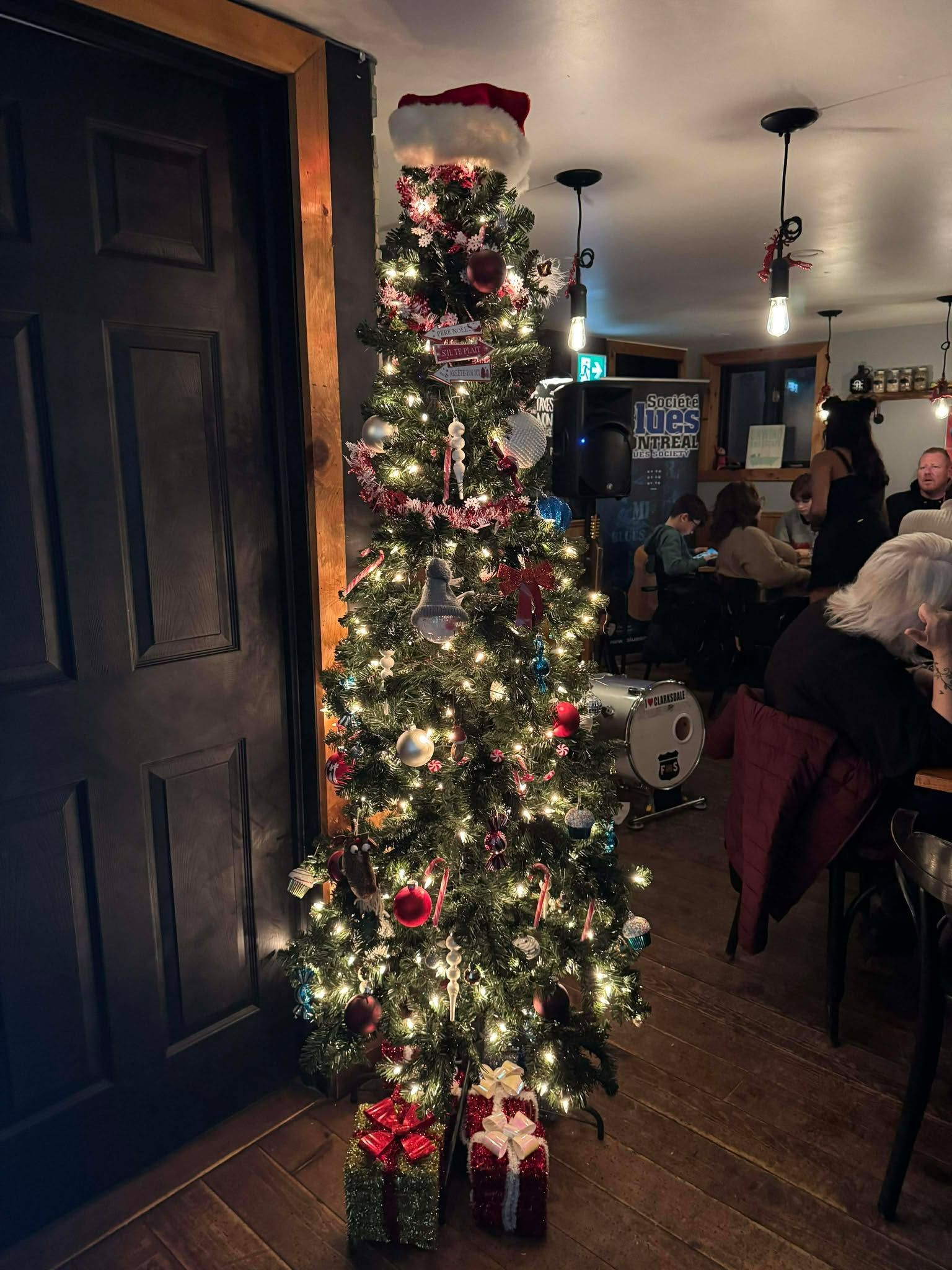 A Christmas tree