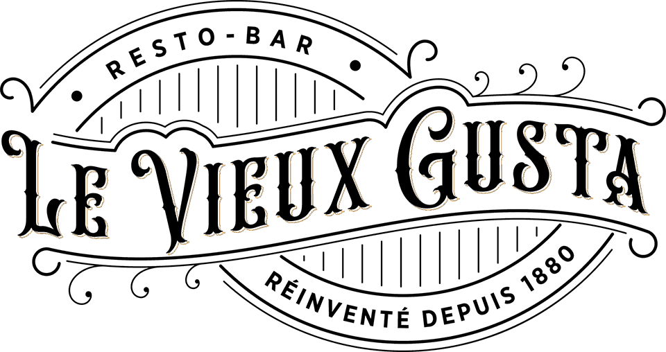Le Vieux Gusta Logo in black
