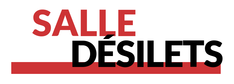 Salle Désilets logo in red and black