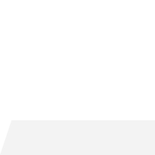A white, slightly angled platform sits against a plain background.