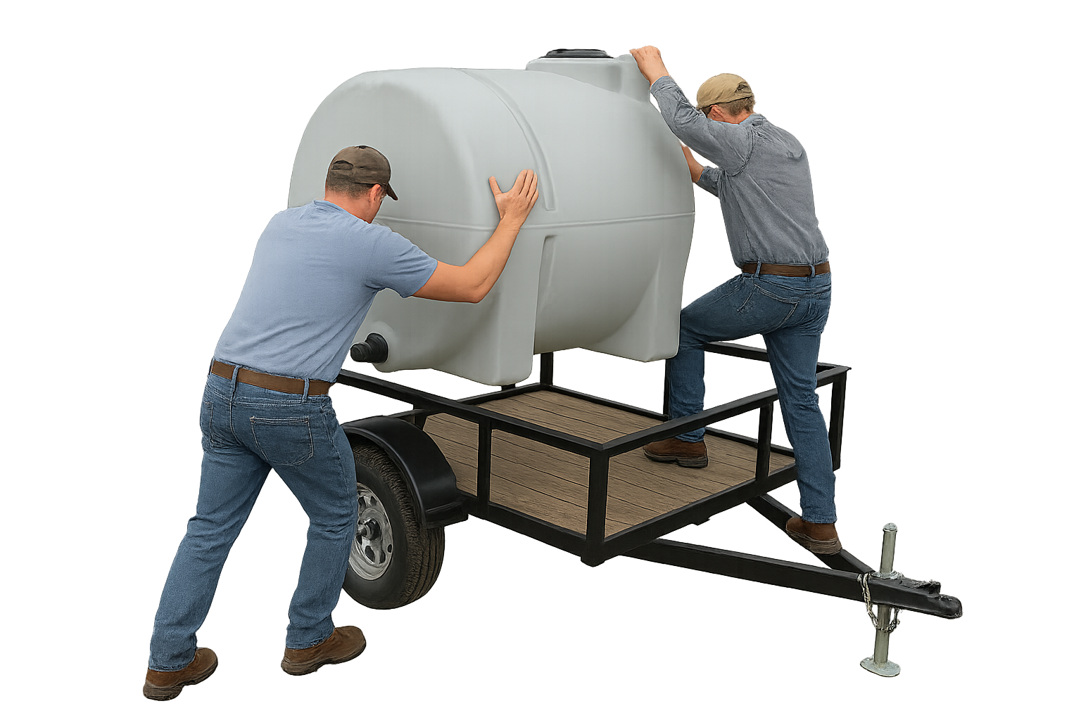Trailer Waste Tank Installation