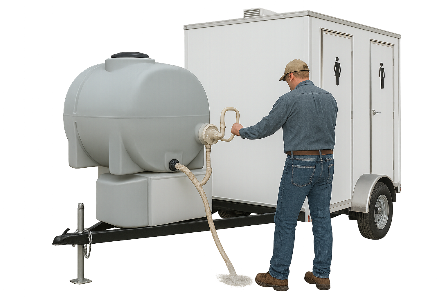 Trailer Waste Tank Service