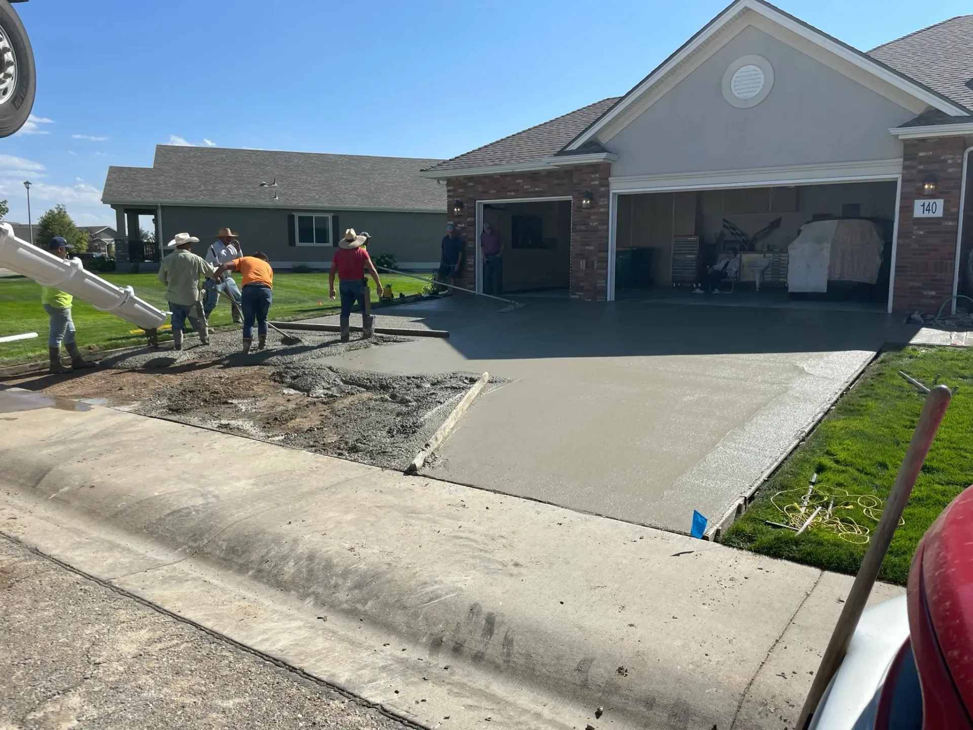 stamped colored concrete