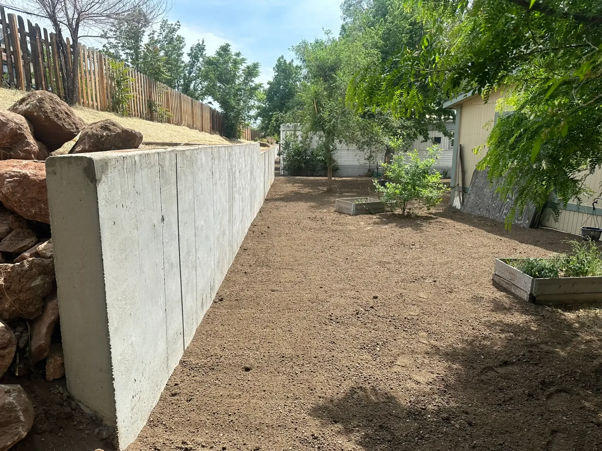 retaining walls