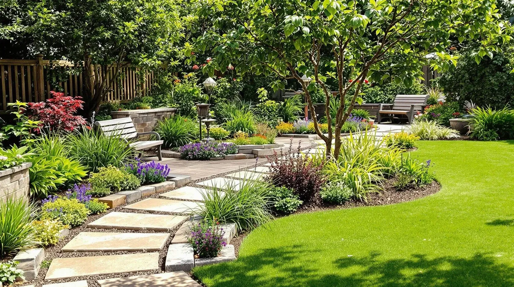 residential landscape installation