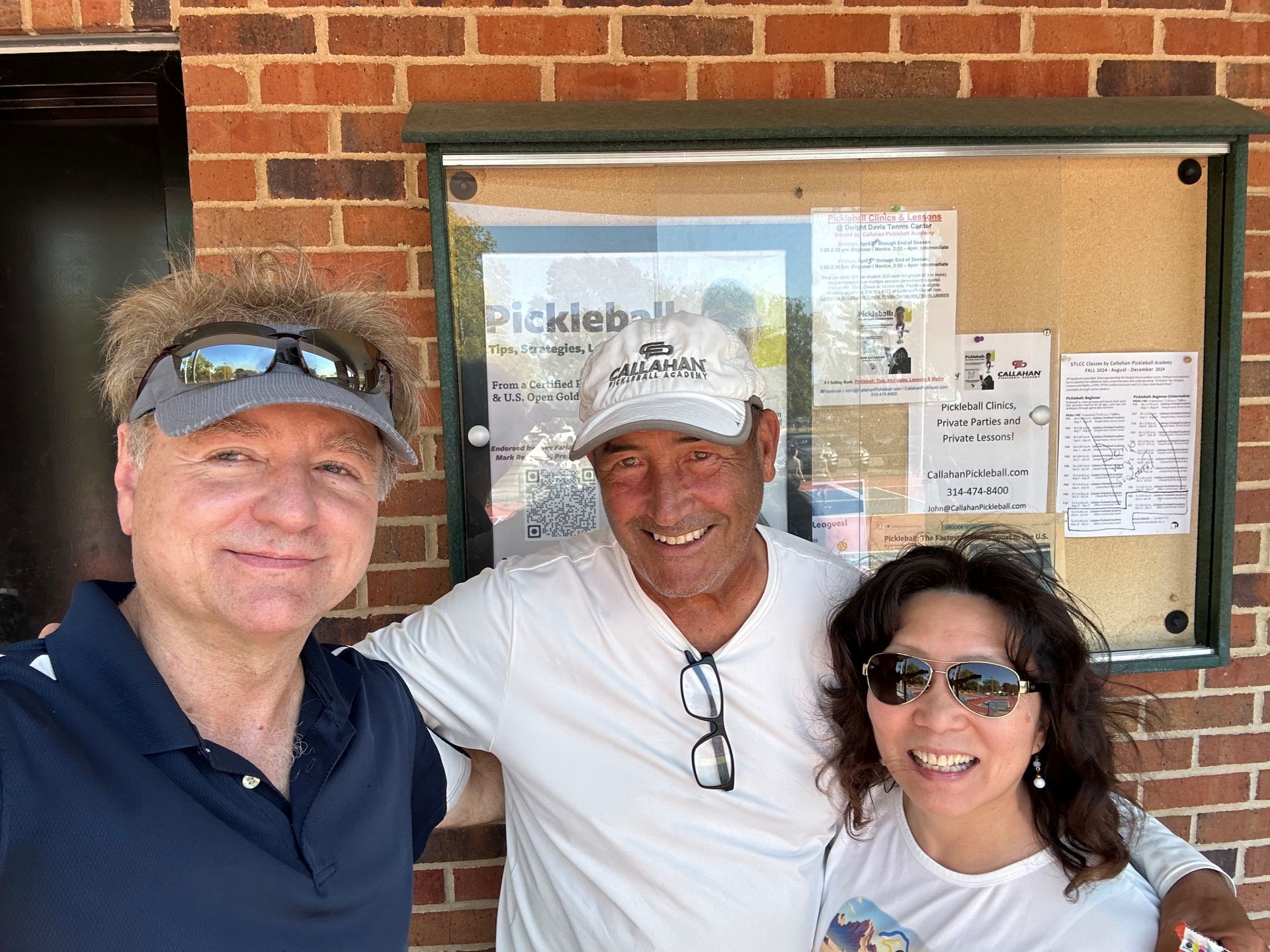 Gobi Grip co-founders and Callahan Pickleball Academy founder John Callahan at the USTA Missouri Valley event