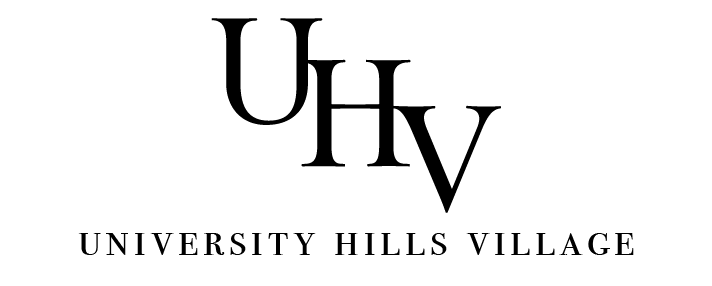 Go to homepage University Hills Village Logo