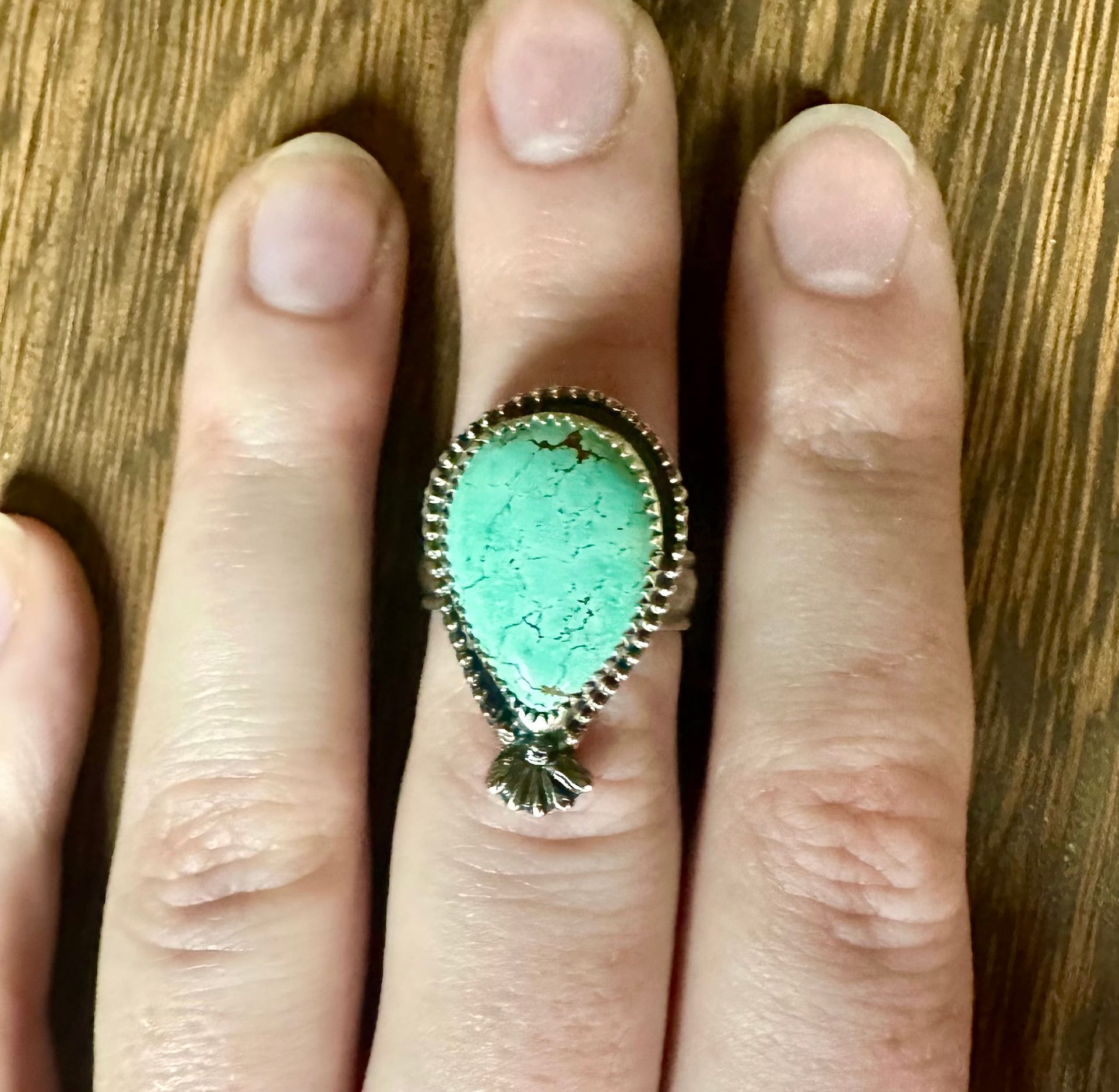 Sterling Silver Kingman Turquoise Ring