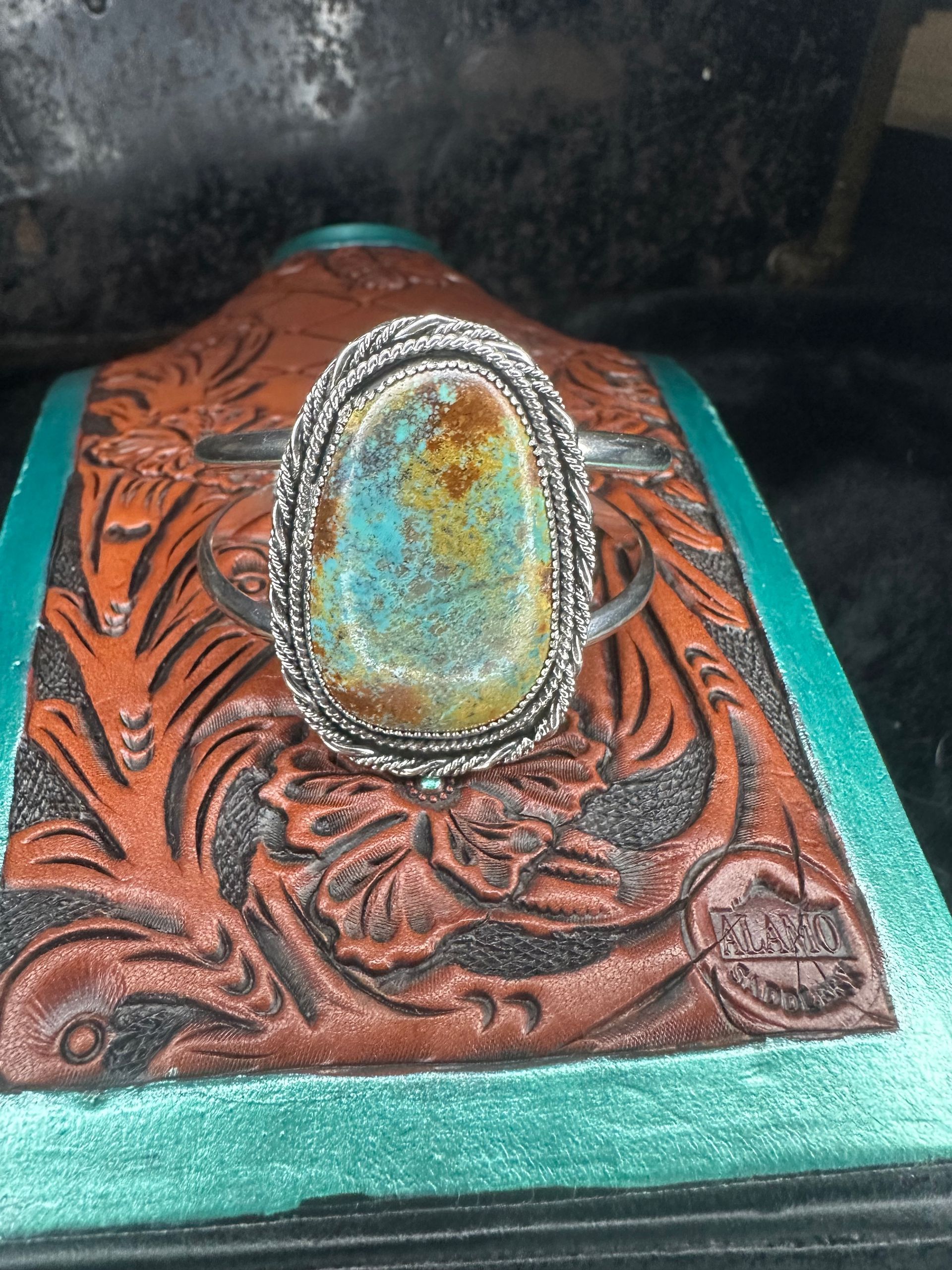 Royston Turquoise Sterling Silver Cuff