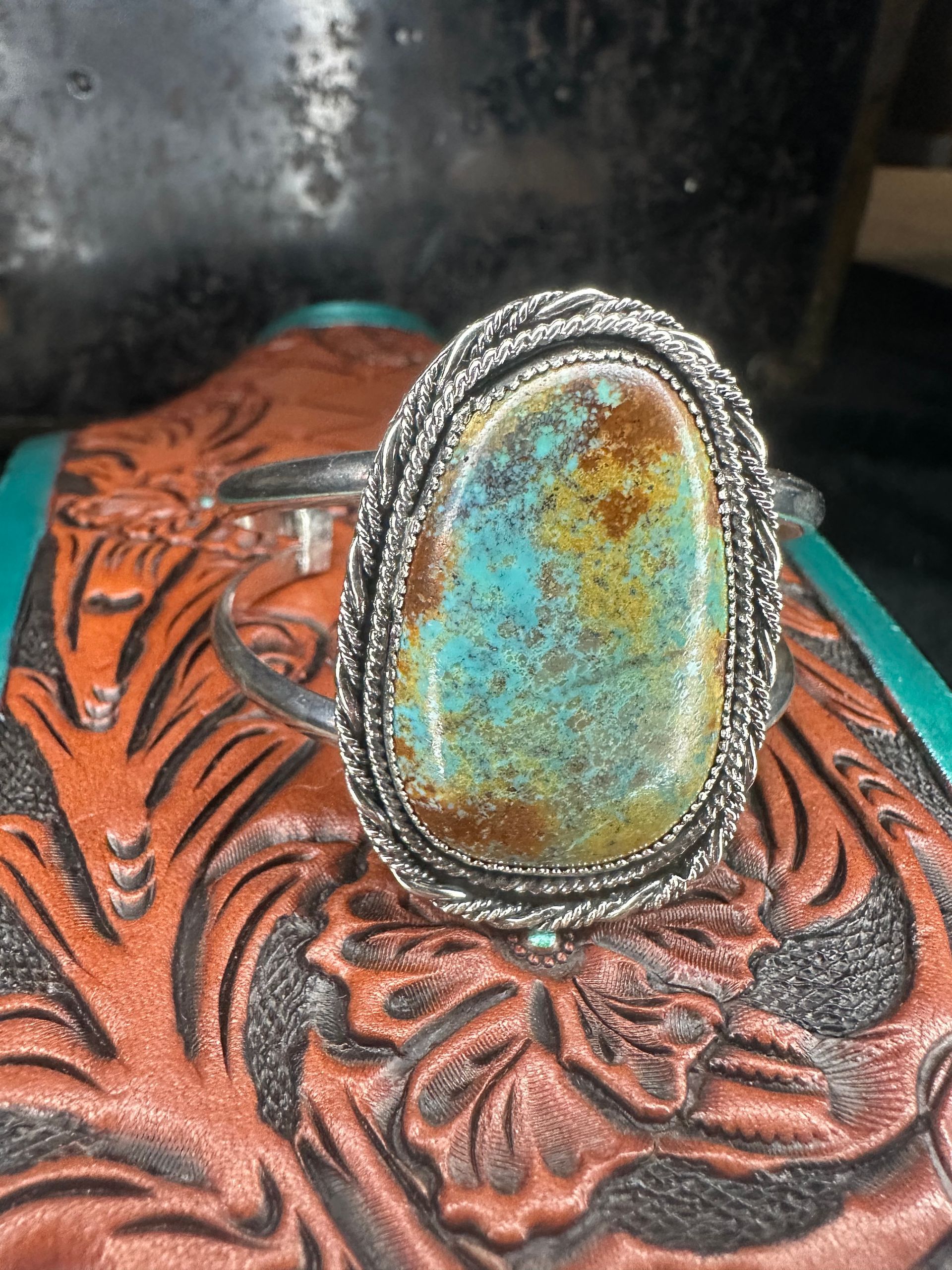 Royston Turquoise Sterling Silver Cuff