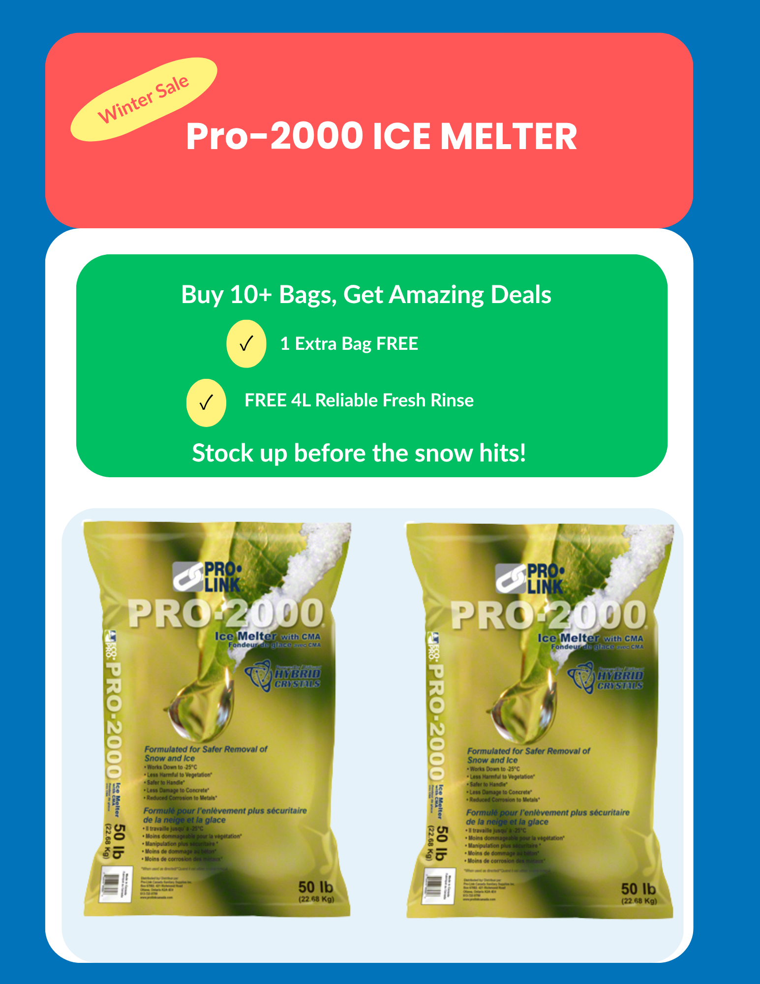 Reliable Maintenance Products is offering discount sales for Pro-2000 premium blend
