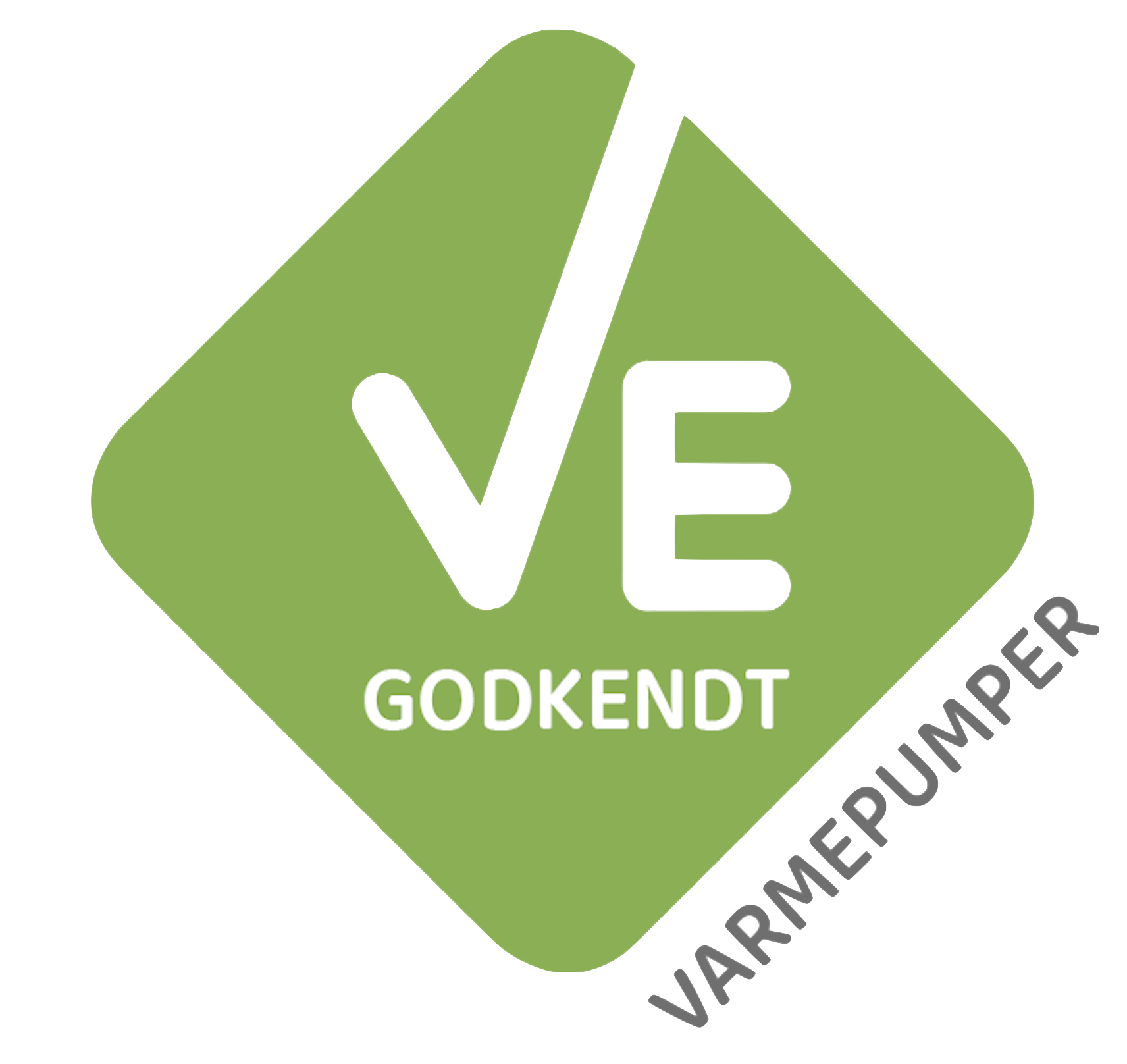 En grøn firkant med ordet ve på
