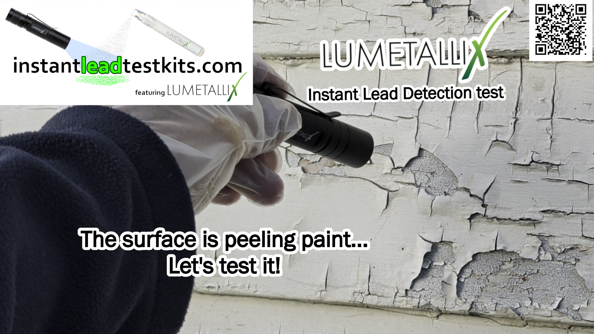 Lumetallix - The surface is peeling paint - Let's test it for lead paint!