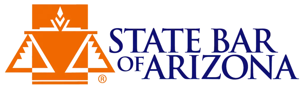 A logo for the state bar of arizona