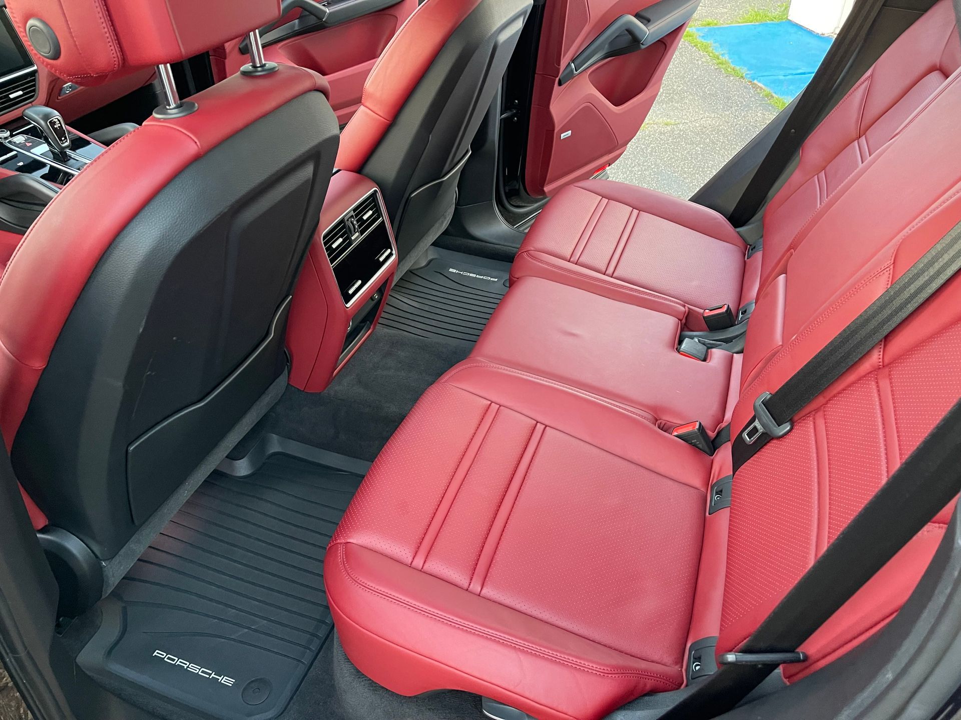 After Interior Rear of Porsche Cayenne S