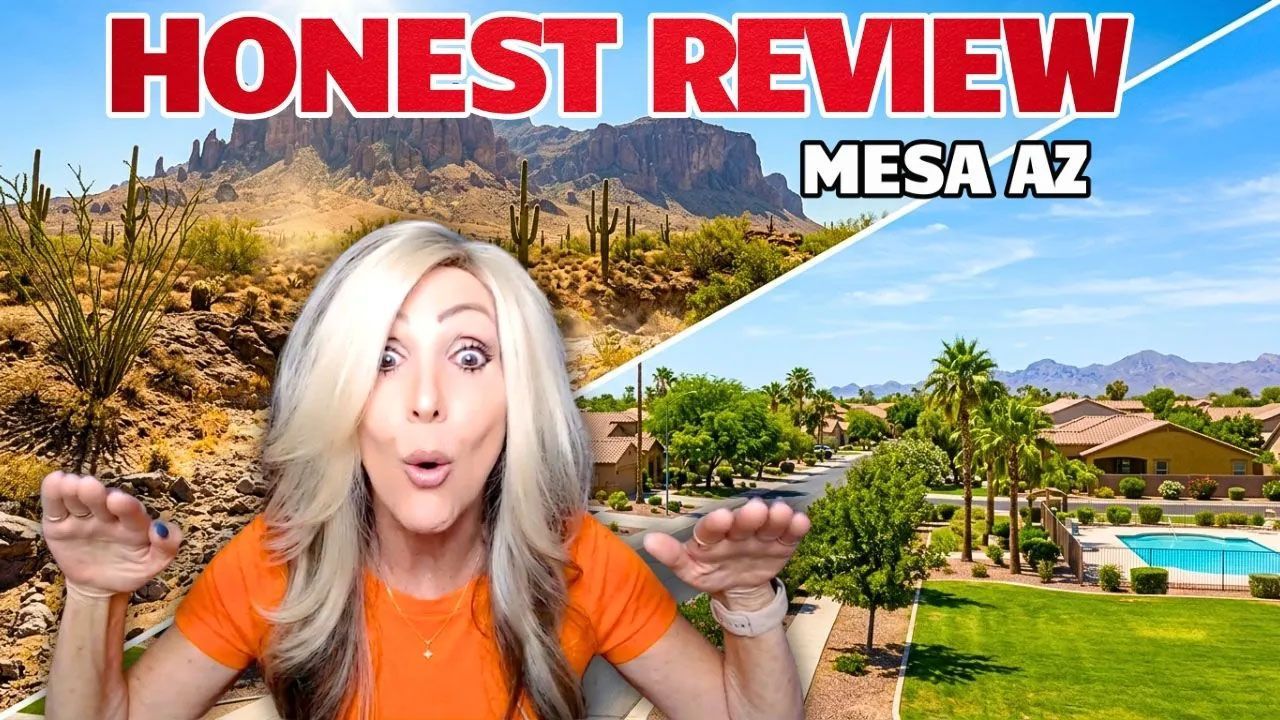 Mesa Arizona desert scenery and neighborhoods highlighting the pros and cons of living in Mesa