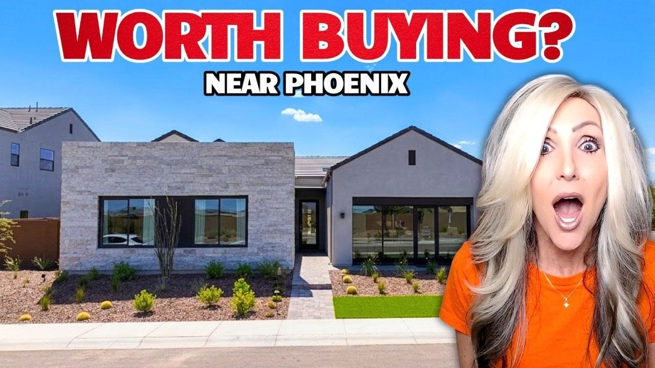 New Phoenix community with modern homes and desert landscaping