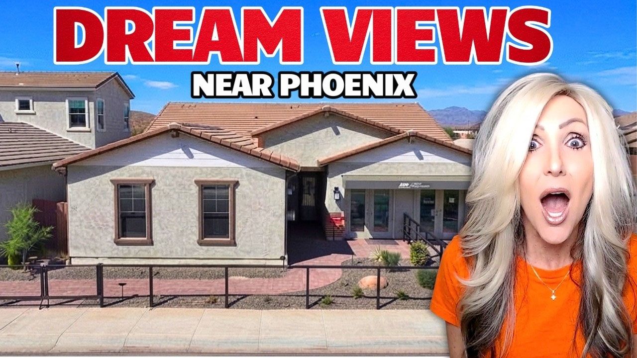 Brand new luxury single-story home with mountain views near Phoenix Arizona