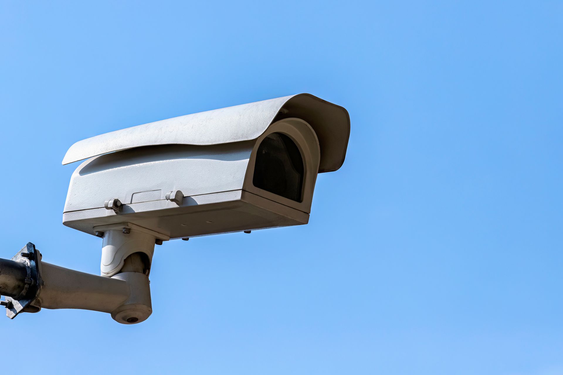 View of a White CCTV Camera | La Porte, TX - Dixie Safe & Lock Service Inc.