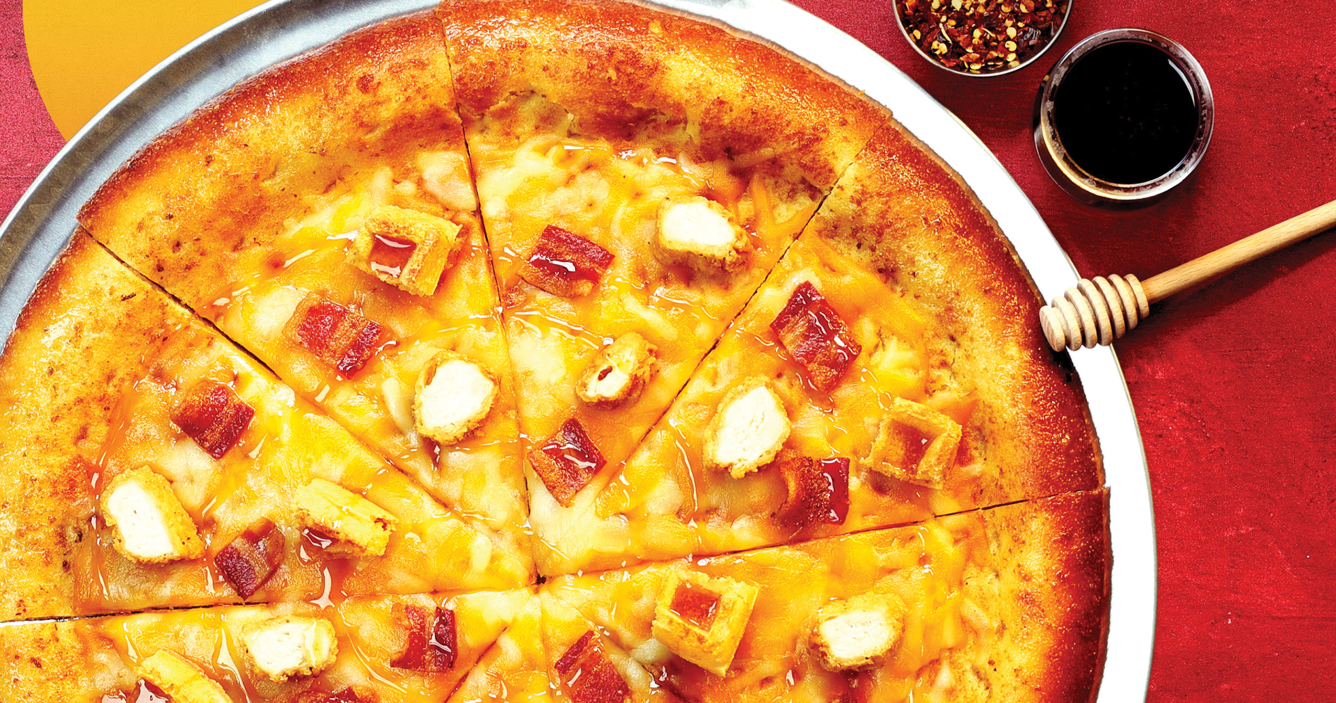Chicken and Waffle Pizza