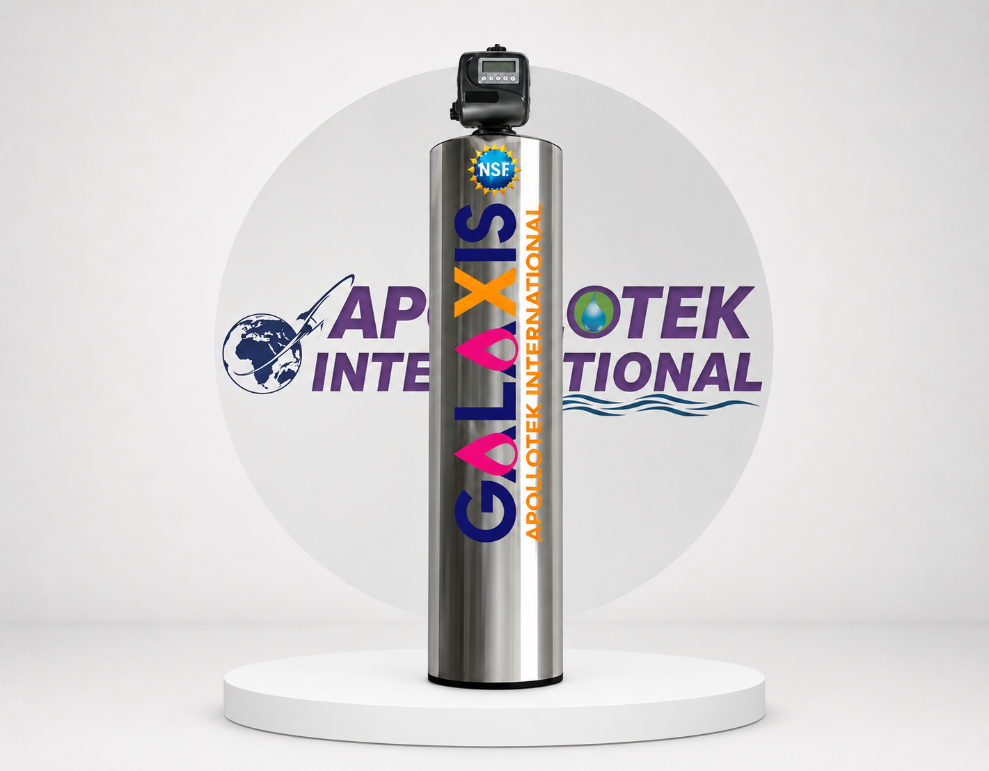 Water filtration system product photo