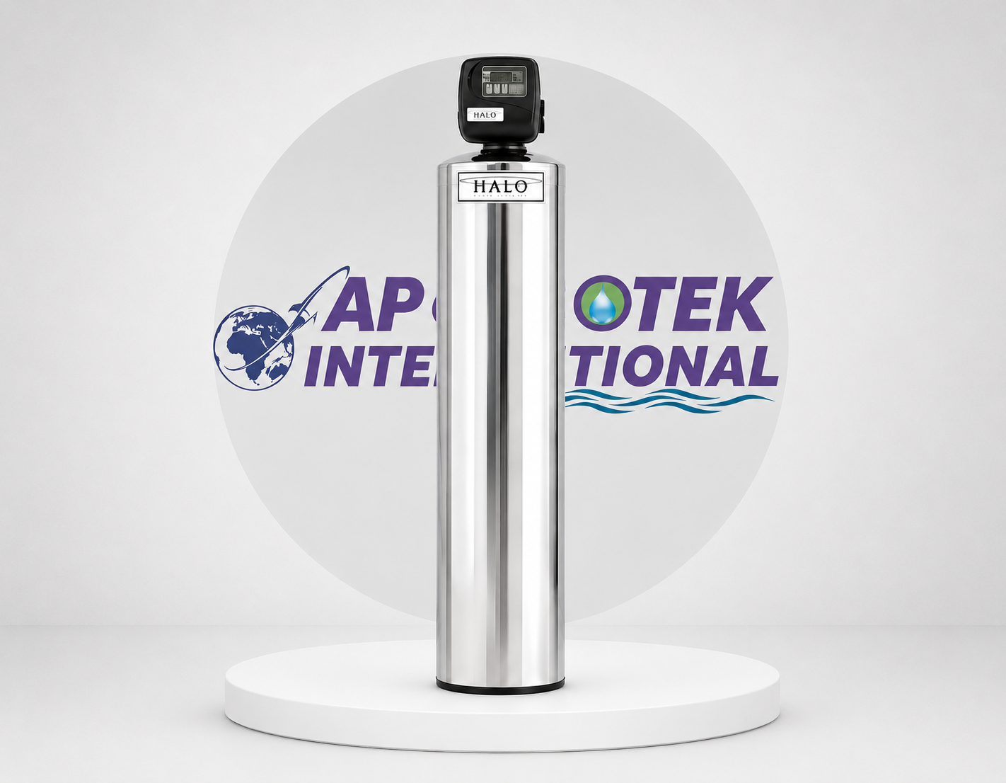 Water filtration system product photo