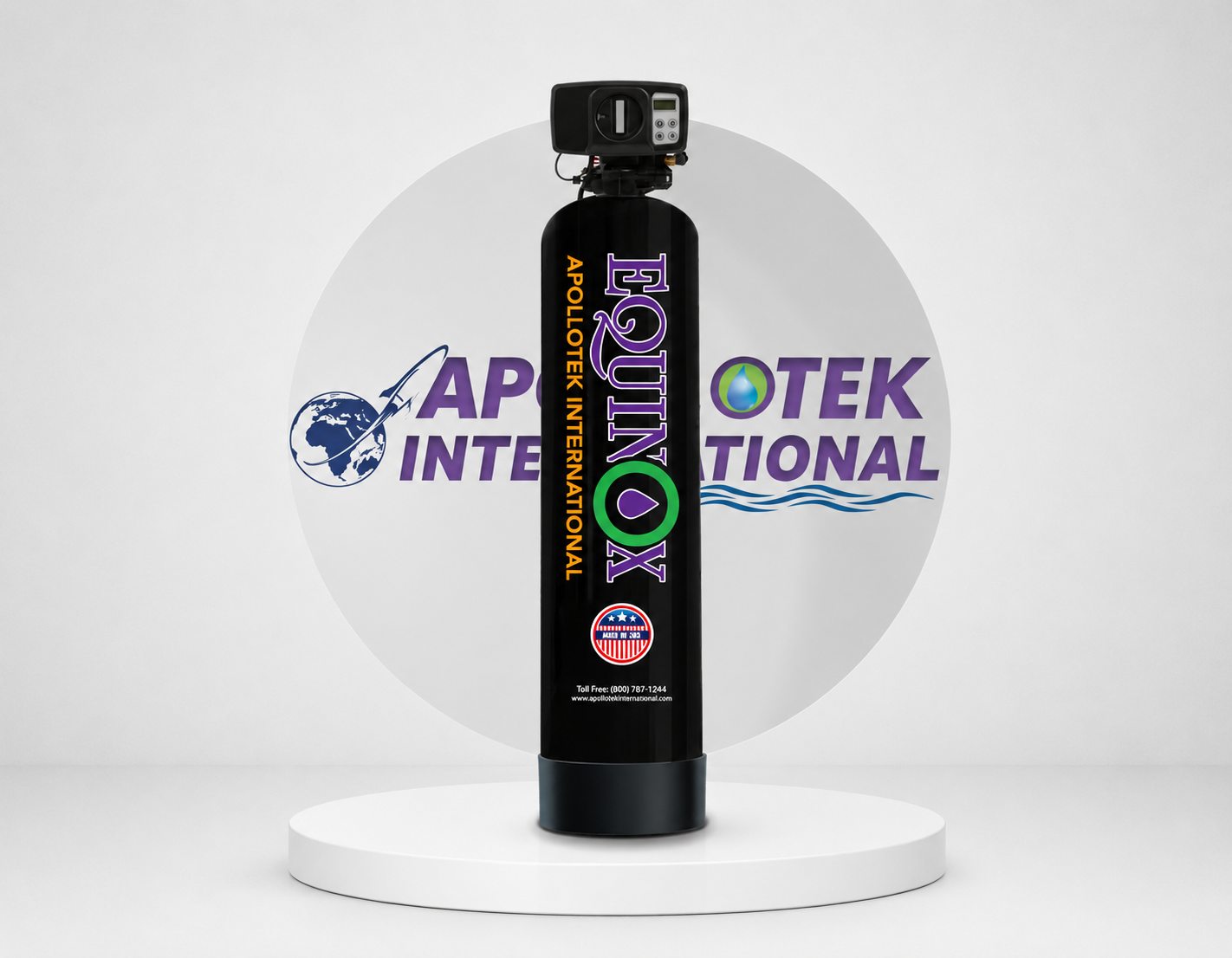 Water filtration system product photo