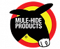Mule-Hide Products logo: black circle with red, yellow, and white arcs and text.
