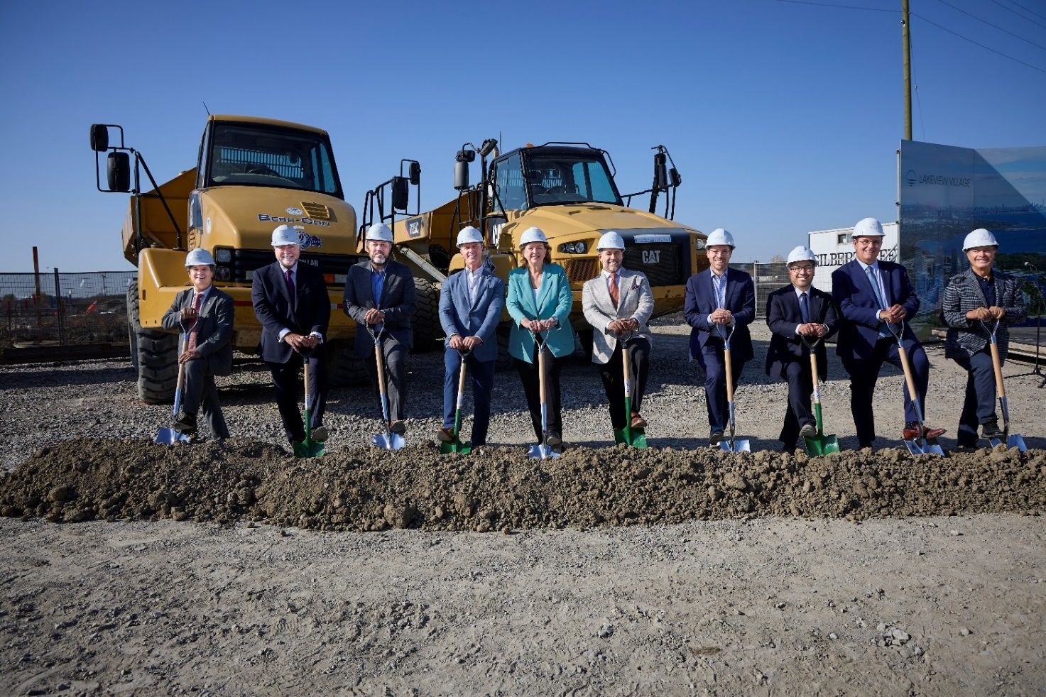 Mississauga, Region of Peel, Enwave and Lakeview Village break ground on energy project article