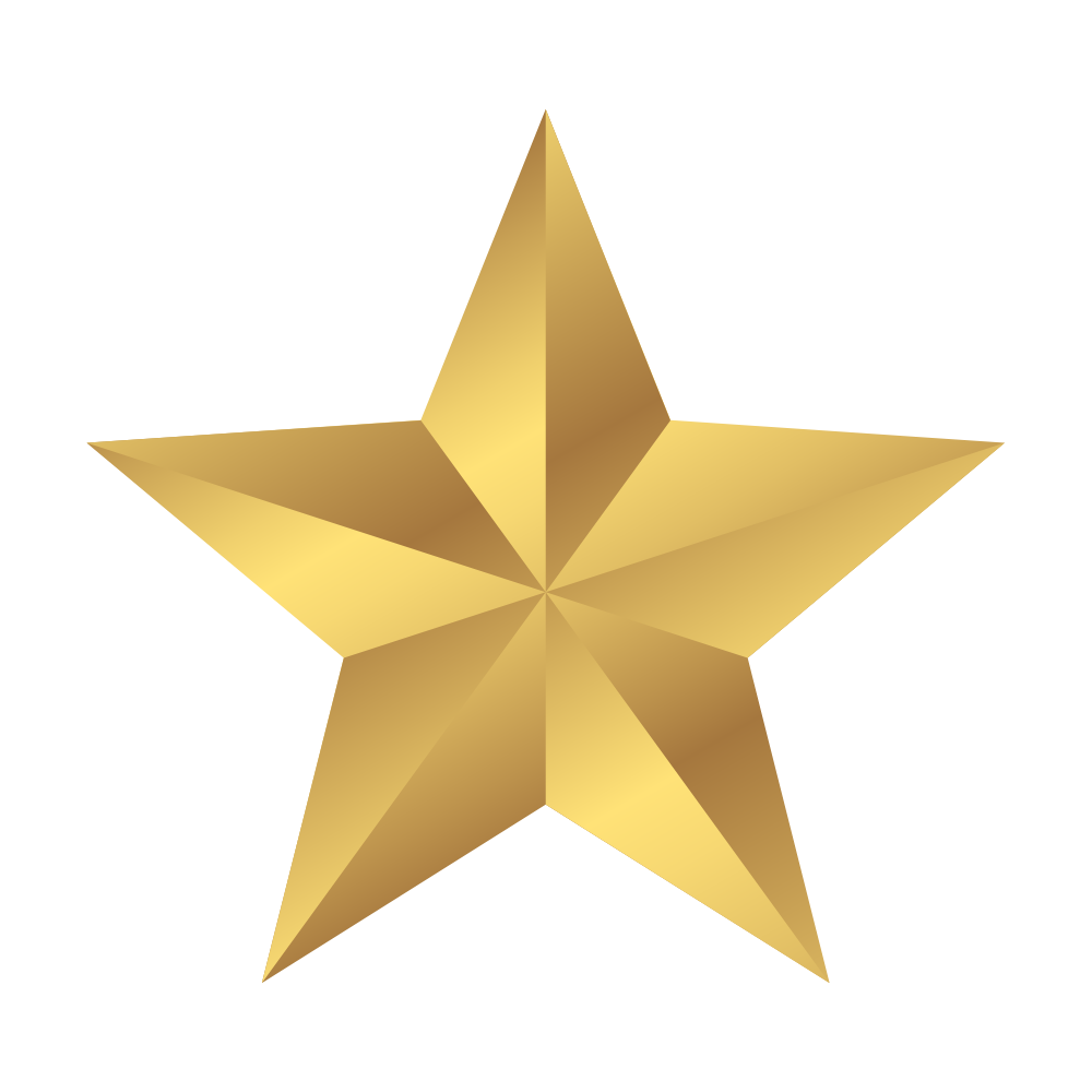Gold star emblem representing the Gold Annual membership tier for premium concierge services.