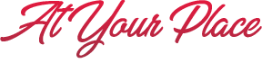 The word at your place is written in red on a white background.