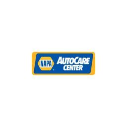 NAPA AutoCare Center logo on a blue and yellow sign