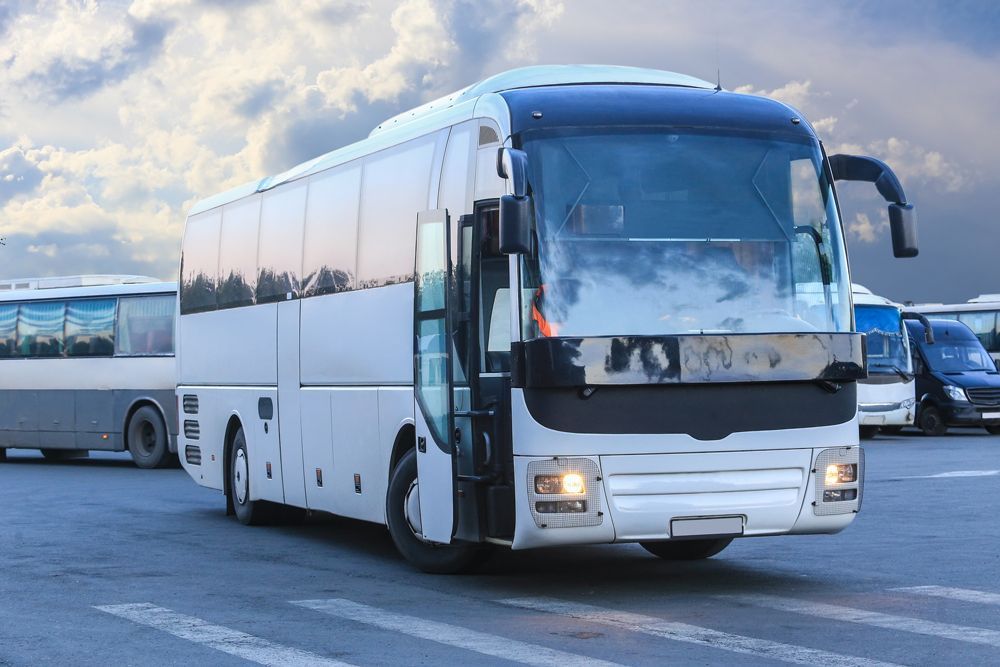 Buses on Parking — Cotswold Hills, QLD — Robertson's Bus & Coaches