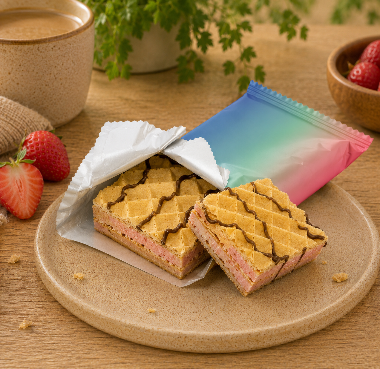 Diet 4U - Proteïne Wafel – Frambozen met Witte Chocolade (12 stuks, €2,29/stuk)