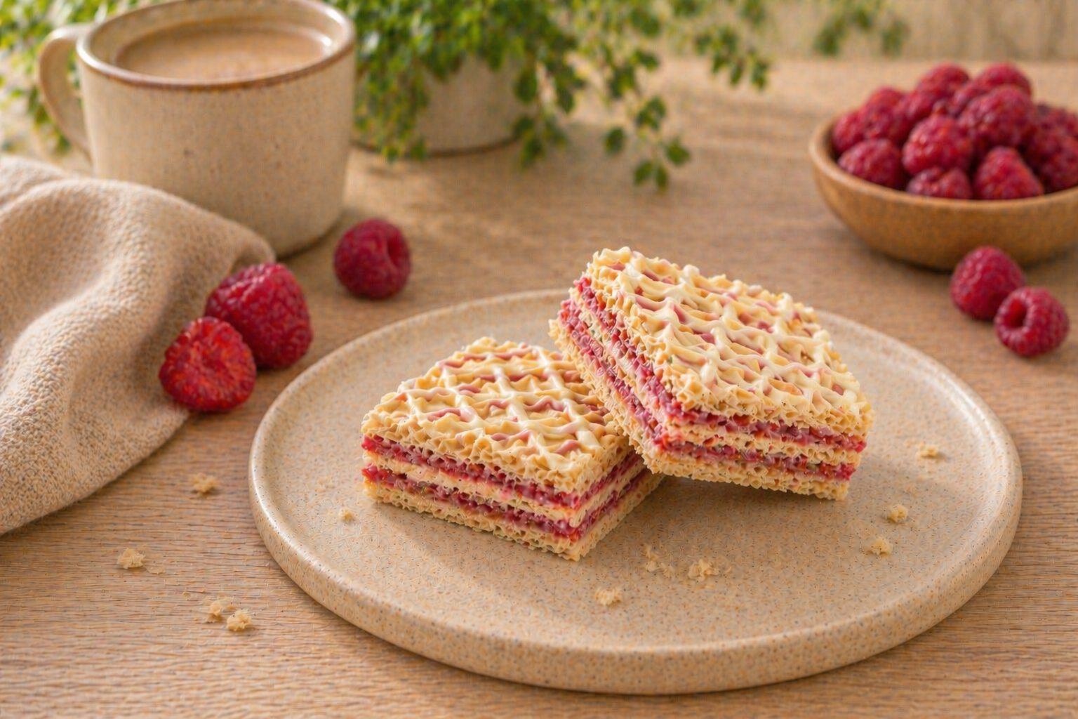 Diet 4U - Proteïne Wafel – Frambozen met Witte Chocolade (12 stuks, €2,29/stuk)