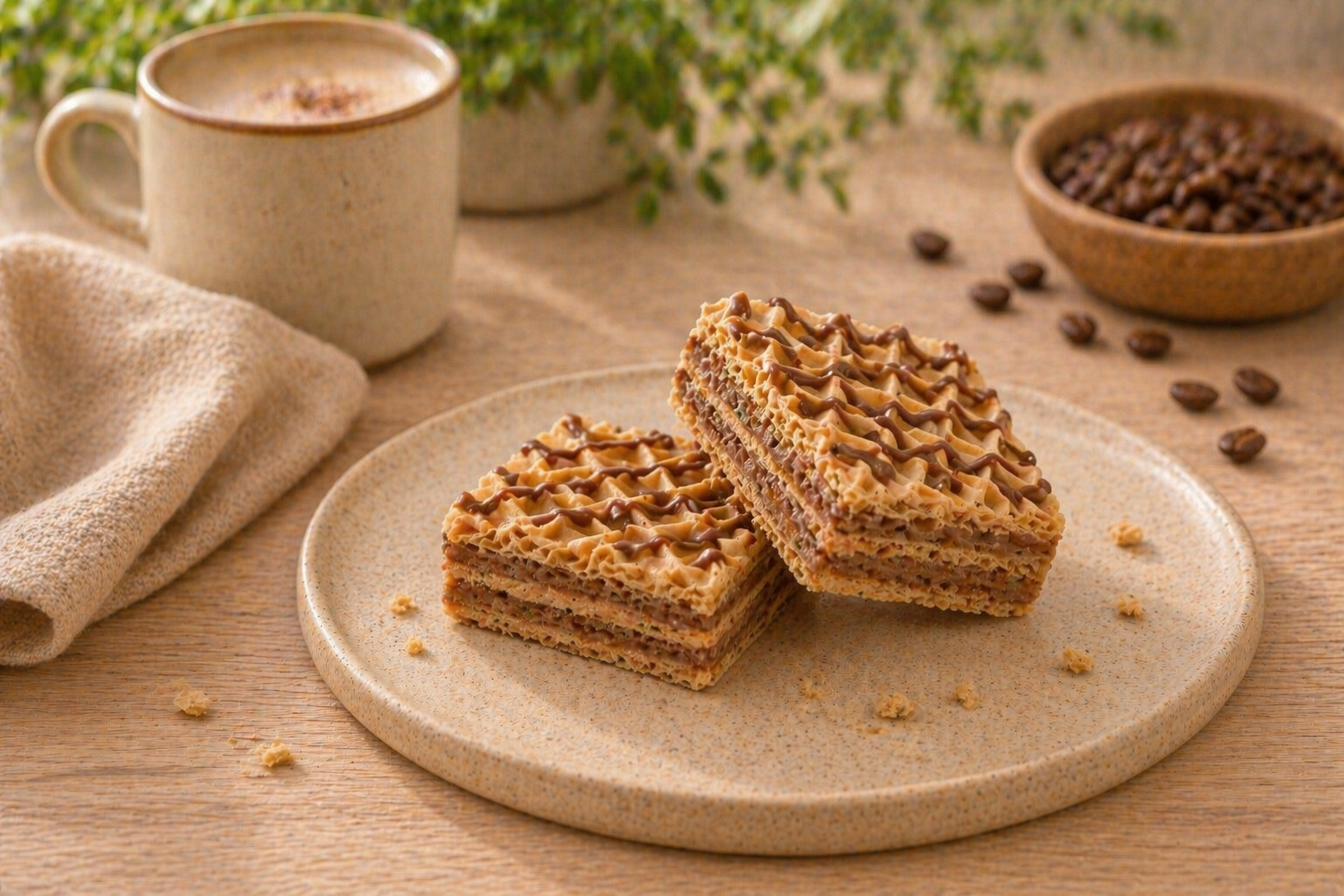 Diet 4U Proteïne Wafel – Mokka (12 stuks, €2,29/stuk)