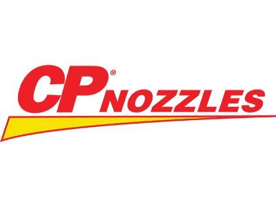 CP Nozzles logo: red 