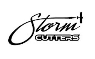 Logo for Storm Cutters: cursive 
