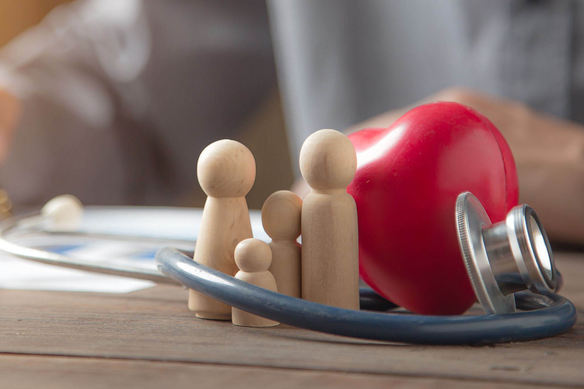 Family discussing long-term life care planning