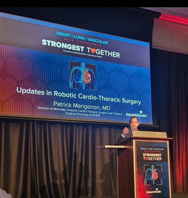 Dr.  Mangonon seminar about cardiothoracic surgery