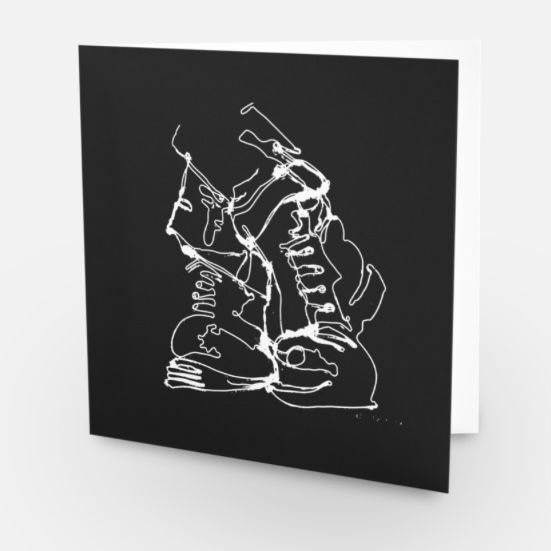Griggsy blank greeting card , Doc martens