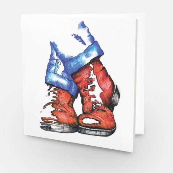 Greetings card cherry Docs doc Martens